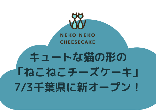 7 8 ねこねこチーズケーキ が千葉県に登場 店舗の場所はどこ 営業時間は 価格や通販も調査 Trip Days